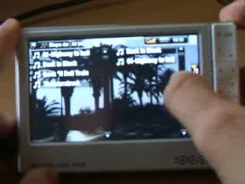 Archos 605 wifi - Playlists