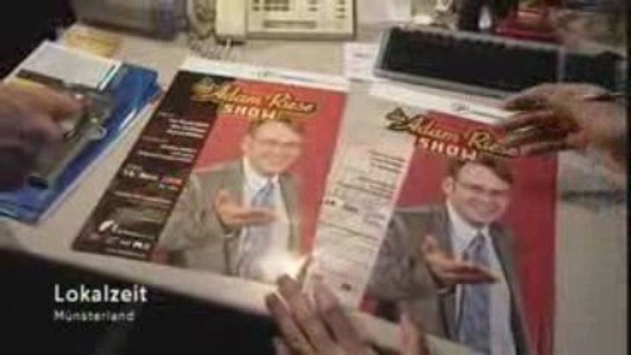 Das WDR Fernsehen über die Adam Riese Show