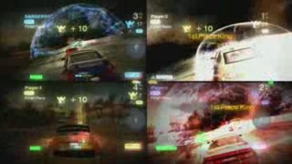 Blur - 4 Player Split-Screen Video