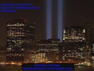 9-11-2001 attacks special on The Midnight Runner Radio Show