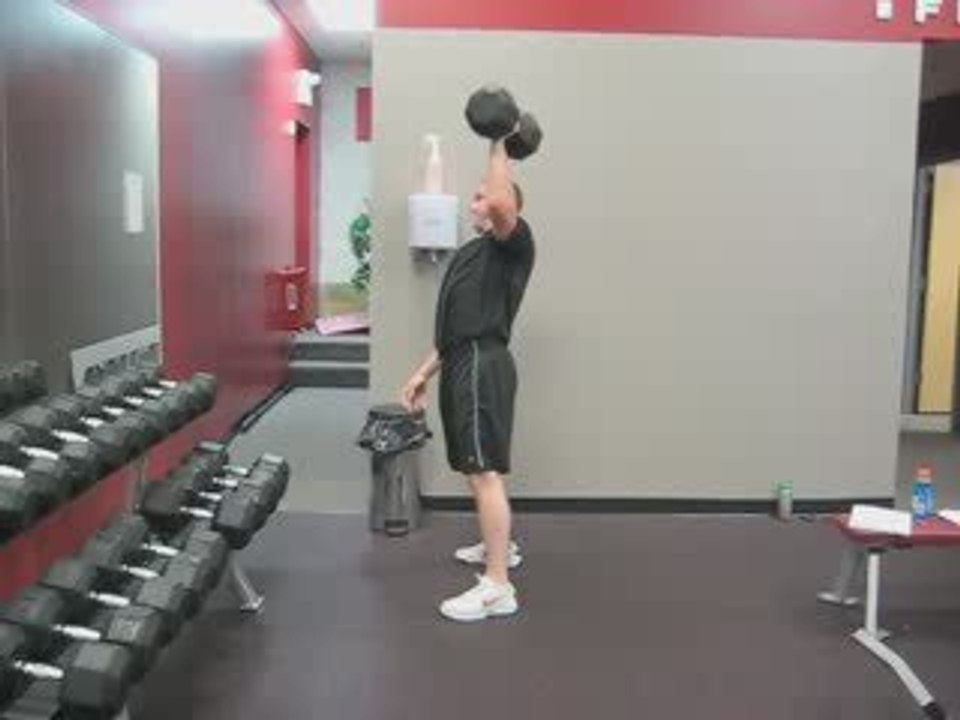 Hockey Training 1-Arm Dumbbell Snatch