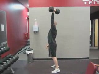 Hockey Training 1-Arm Dumbbell Push Press