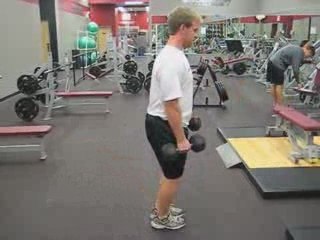 Hockey Training One Leg Dumbbell Deadlift