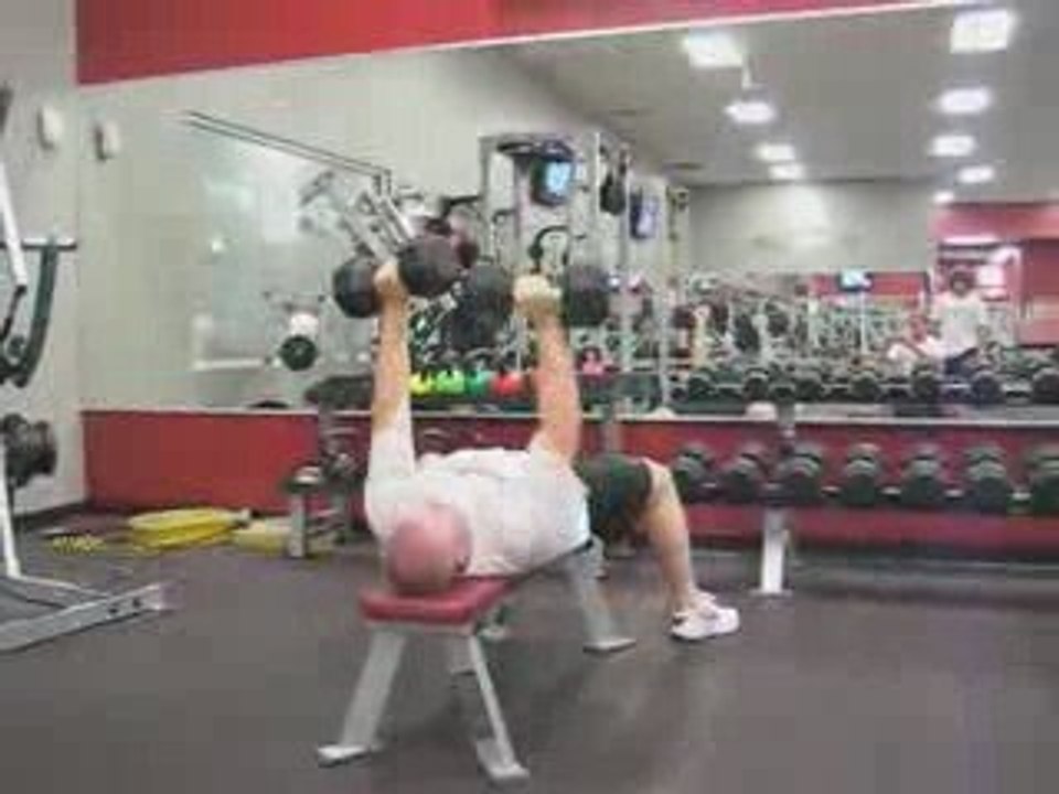 Hockey Training Alternate Dumbbell Chest Press
