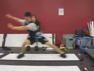 Hockey Training Hip Band Resisted Slideboard (Close)