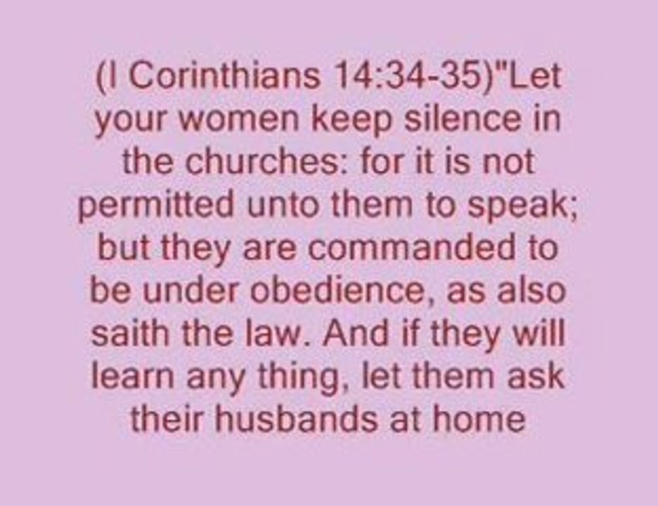 Bible & Women