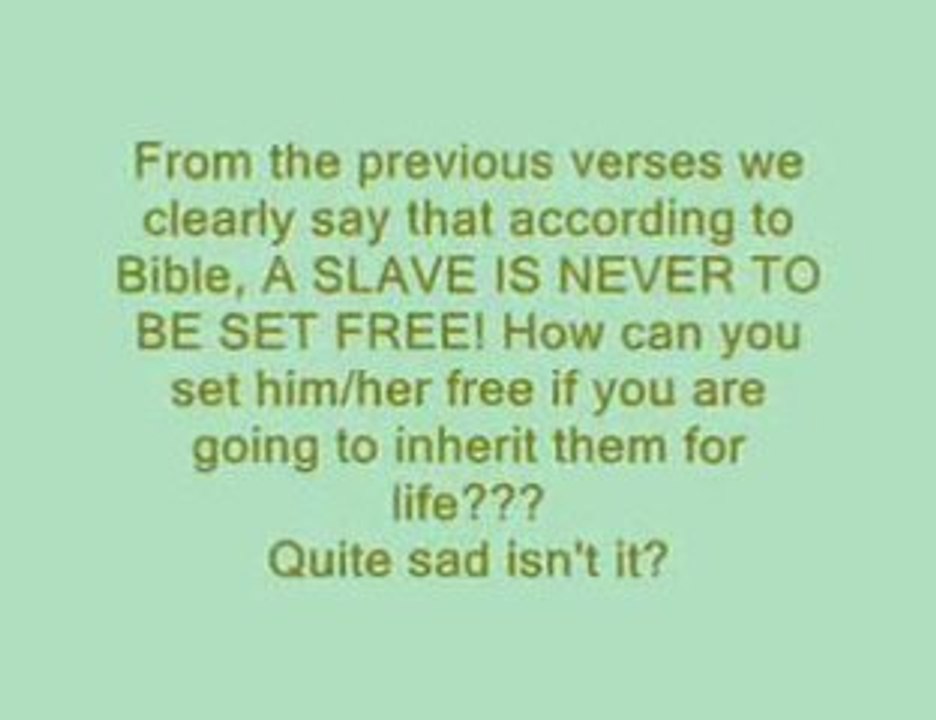 Slavery in Quran?