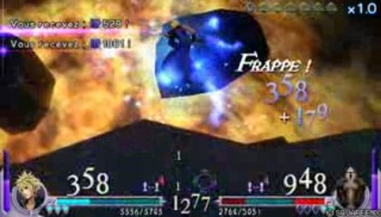 Combat Dissidia Final Fantasy, mode narration Cloud.