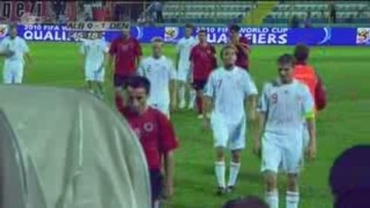 Albanie 1:1 Danemark [Qualif. World Cup 2010]