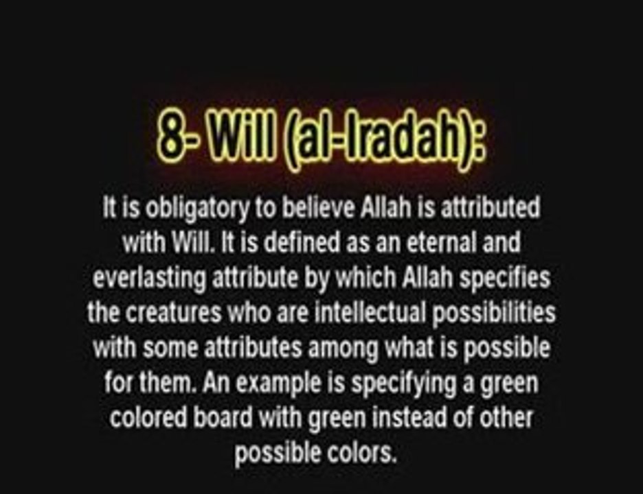 Allah Names & Attributes