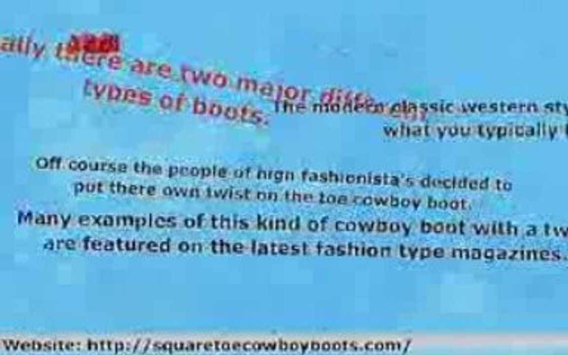 Square Toe Cowboy Boots - Cowboy Boots With a Square Toe