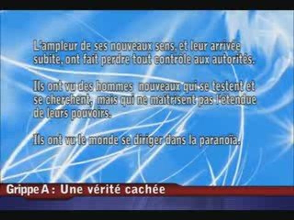 Grippe A H1N1   La vérité cachée : Un secret d'Etat