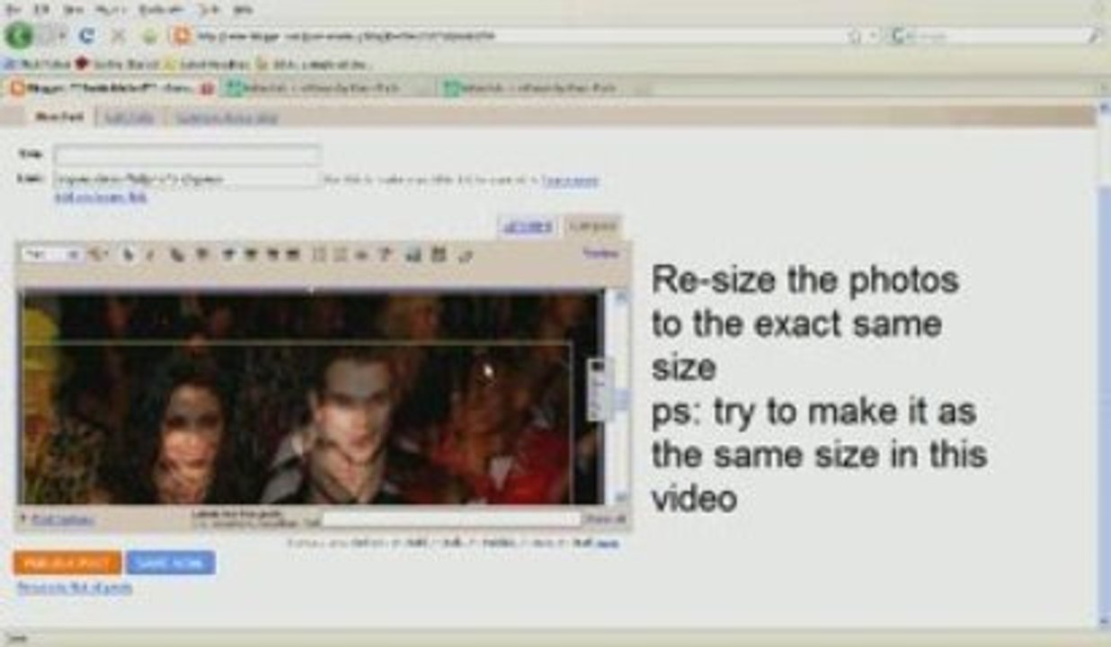 How to post photos