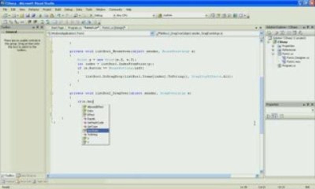 CSharp DragDrop
