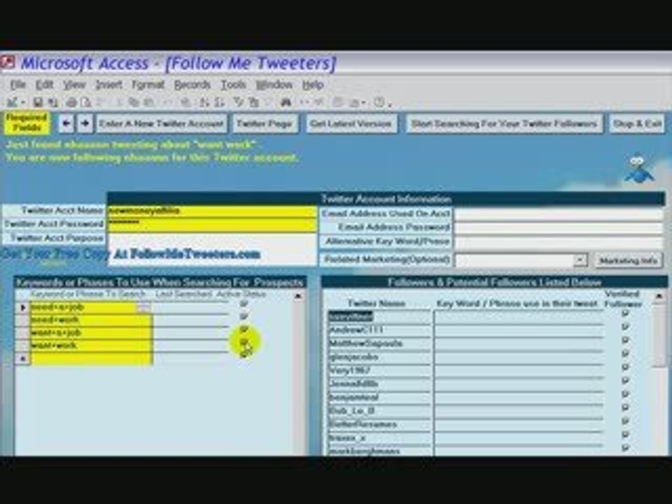 FollowMeTweeters.com Free Twitter Program
