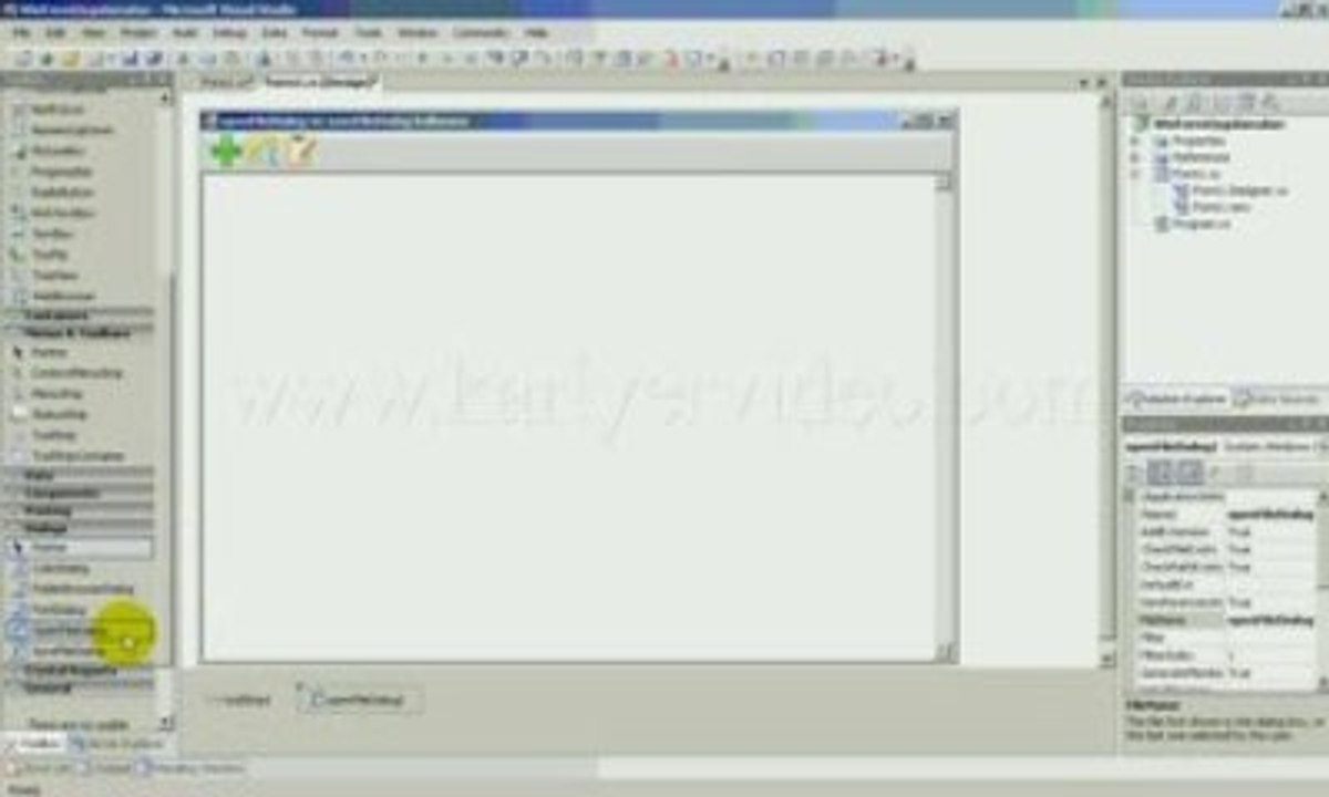 CSharp OpenFile