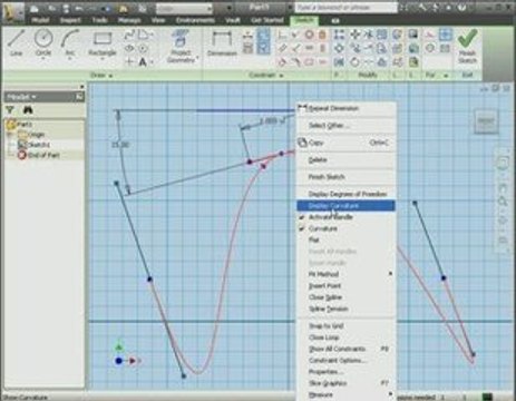Autodesk Inventor Tutorial Spline