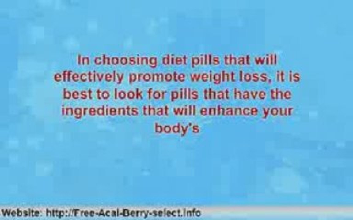 What Is the Best Diet Pill? Acai Berry Select