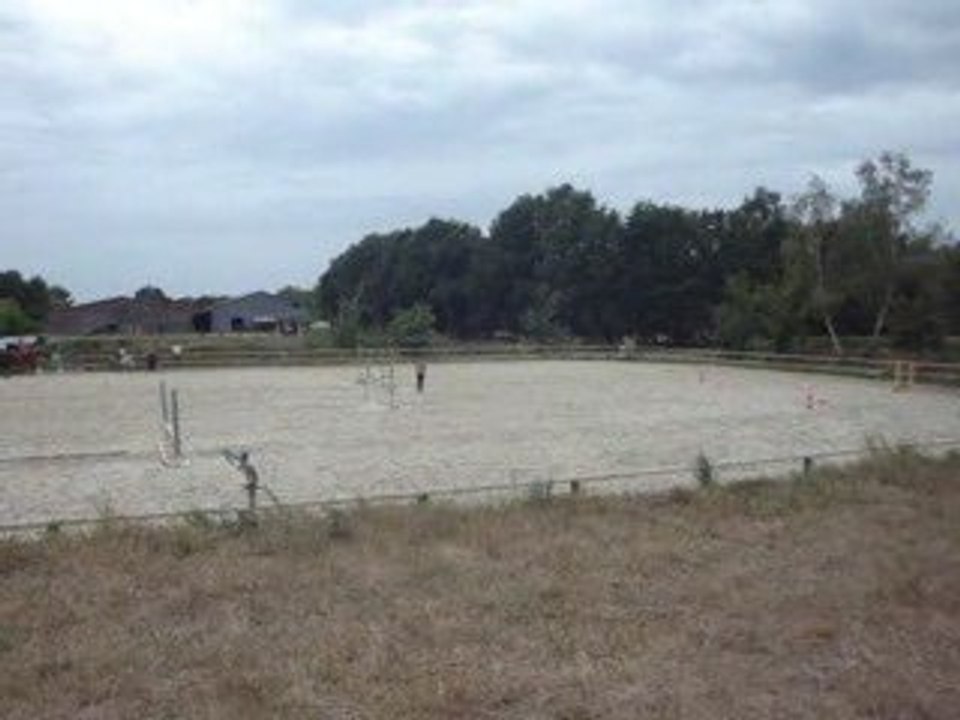 Parcours de saut avec ma Nono