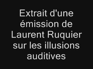 Illusions auditives