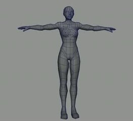 woman low-poly