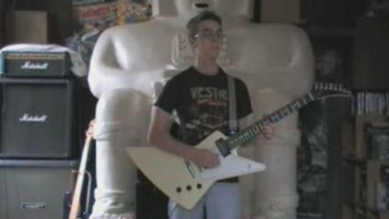 BURNING BRIDES - Heart full of black guitare cover