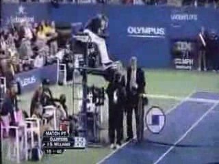 Serena Williams Disqualified Foot Fault 2009 Us Open Vs Kim
