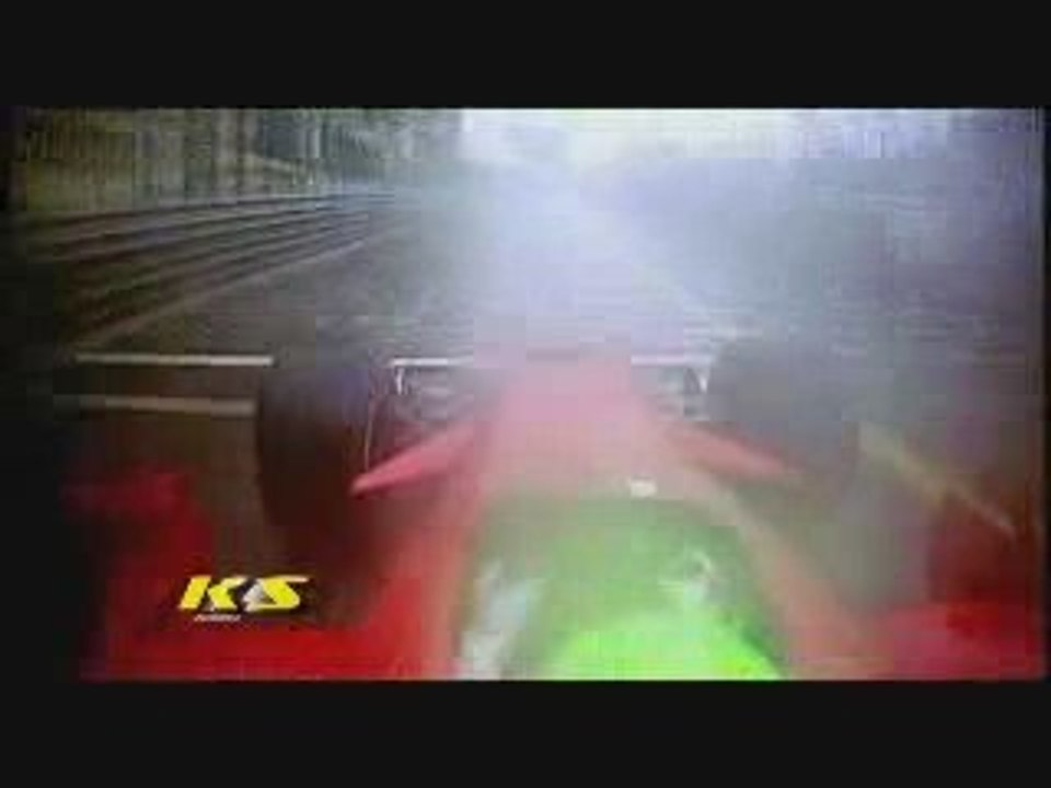 Wet Action at Monaco 2008