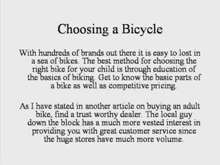 How to Choose  Kids Mountain Bikes