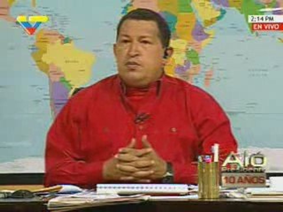Chávez demanda liberación de los cinco héroes cubanos