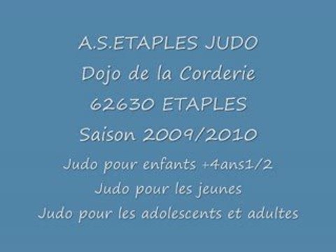 A.S.ETAPLES JUDO promo saison 2009-2010