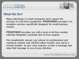 Front Desk Virtual - Live Virtual Receptionist & ...