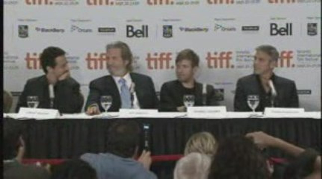 Men Who Stare at Goats press conference part2