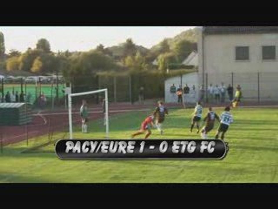 Pacy/eure - ETG FC: le résumé vidéo