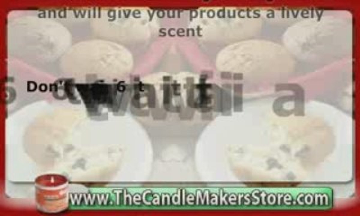 Home Scents For Candles:  Blueberry Muffin Fragrance