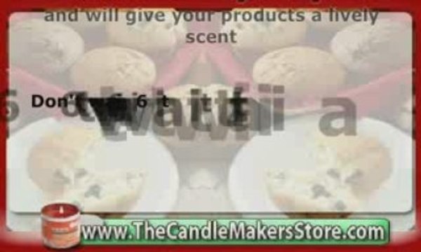 Home Scents For Candles: Blueberry Muffin Fragrance