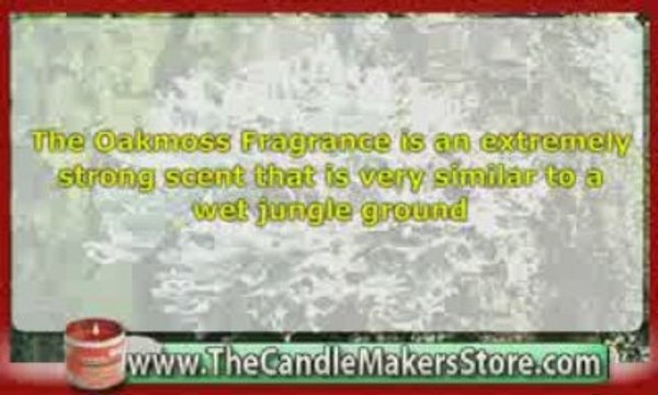 Home Scents For Candles: Oak Moss Fragrance