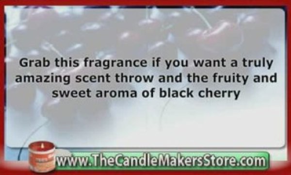 Home Scents For Candles: Black Cherry Fragrance