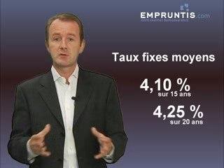 Baisse des taux de crédit immobilier empruntis.com