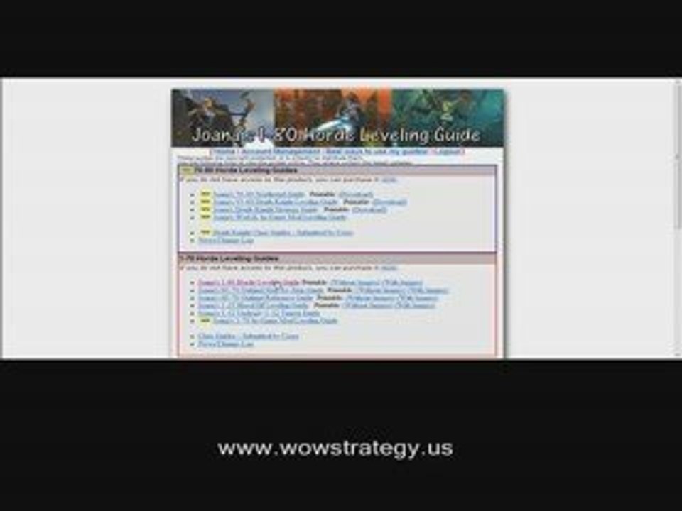 WoW Strategy and Leveling Guide 1 to 80