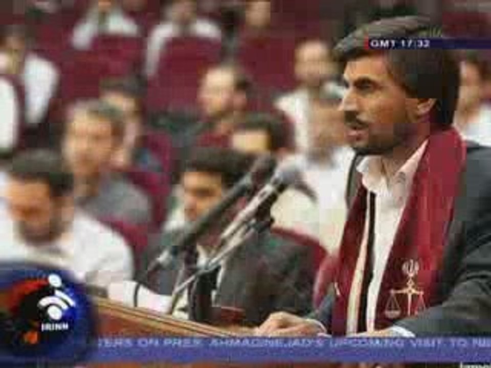 Fifth cesion of opposition court by Iranian TV  - Sept 14