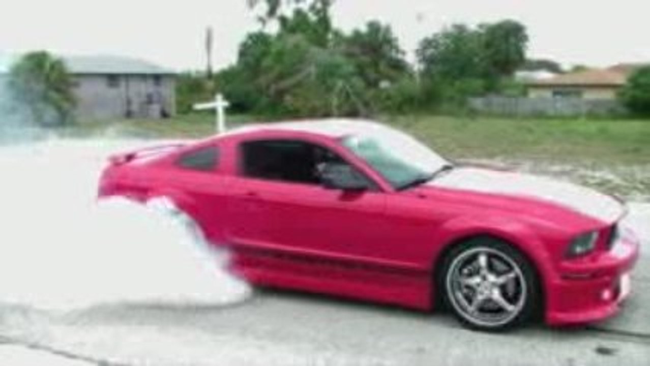 Ford mustang BurnOut