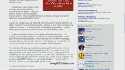 3 Steps To Finding The Best MLM