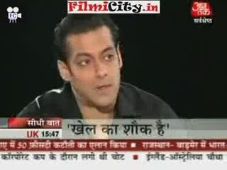 13 Sept Aaj Tak Seedhi Baat with Salman Khan part 2 of 2