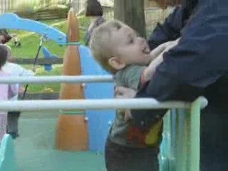 Stanislas fait du toboggan