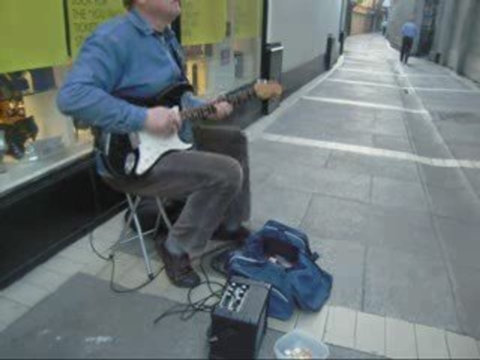 Bad Love ( E.Clapton) by busker in Dublin