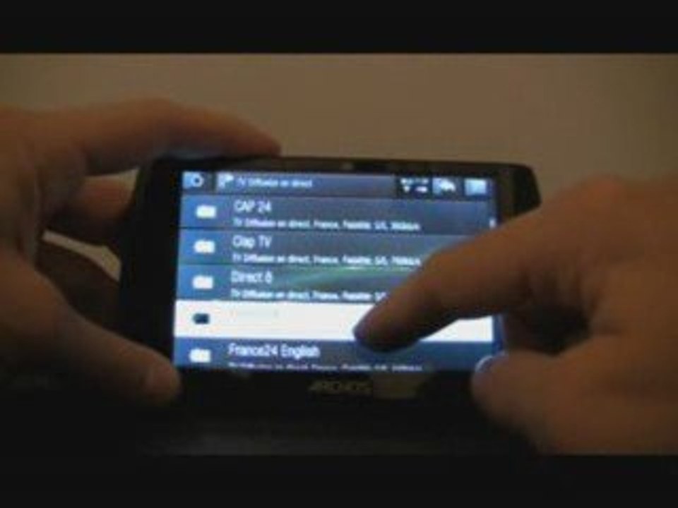 Archos 5 2009 - jeux flash et media club