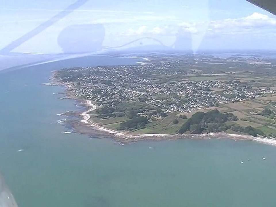 Balade au dessus du Golfe du Morbihan en ULM