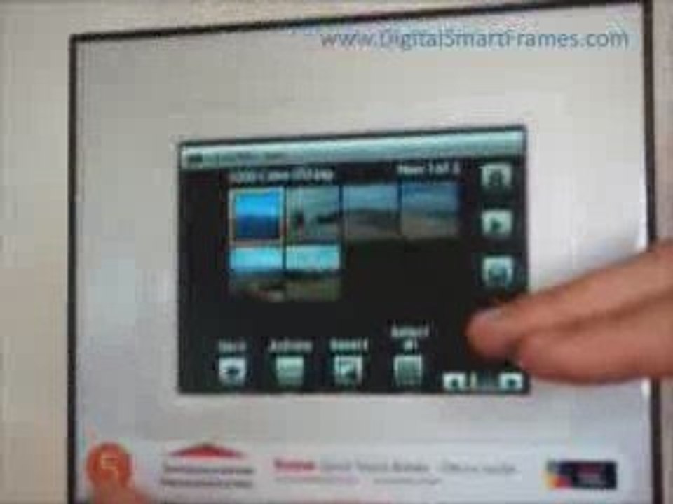 2009 Kodak Digital Photo Frames Quick Touch Border Overview