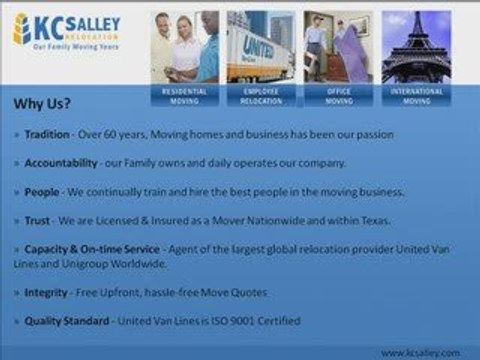 KC Salley - Full Service Movers In Houston, Texas